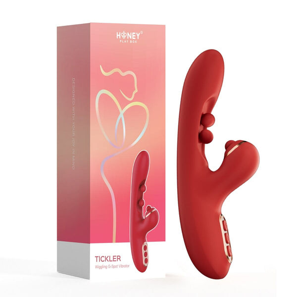 TICKLER Wiggling G-Spot Vibrator & Tapping Clitoral Stimulator