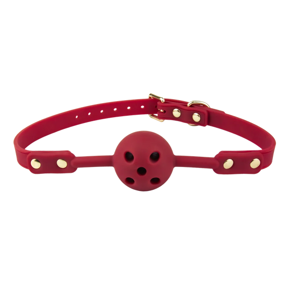 Temptasia Ardor Breathable Silicone Ball Gag - Red