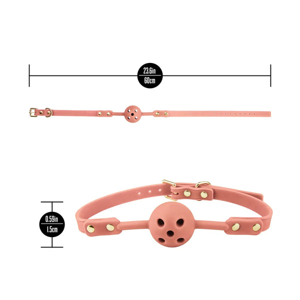 Temptasia Ardor Breathable Silicone Ball Gag - Pink