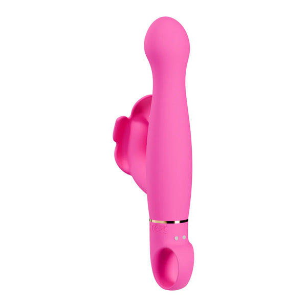 Aria Naughty AF Rumble Tech™ Rechargeable G-Spot & Clitoris Silicone Vibrator