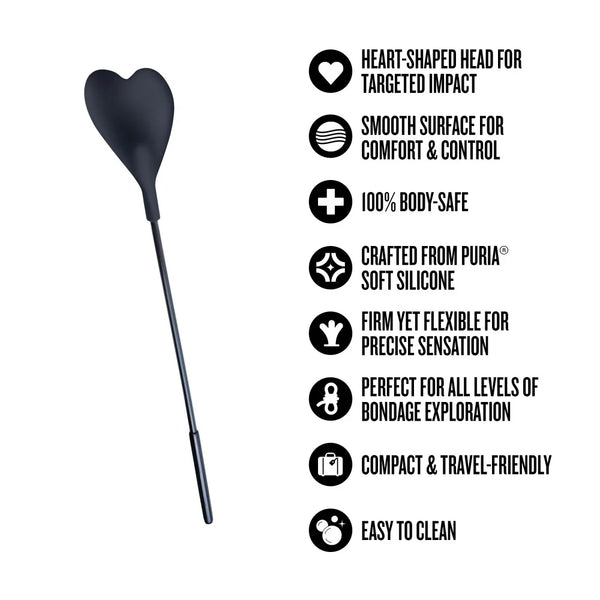Temptasia Ardor Heart-Shaped Silicone Crop