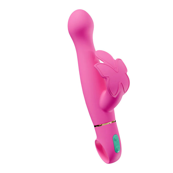 Aria Naughty AF Rumble Tech™ Rechargeable G-Spot & Clitoris Silicone Vibrator