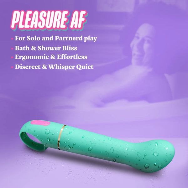 Aria Flirty AF Rumble Tech™ G-Spot Rechargeable Silicone Vibrator
