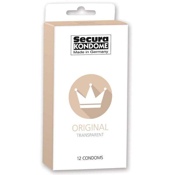 Secura Kondome Original Transparent Condoms - 3/12/24 Pack - Extreme Toyz Singapore - https://extremetoyz.com.sg - Sex Toys and Lingerie Online Store