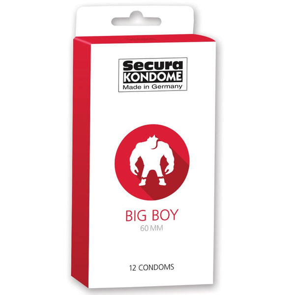 Secura Kondome Big Boy 60mm Condoms - 12/24/100 Pack - Extreme Toyz Singapore - https://extremetoyz.com.sg - Sex Toys and Lingerie Online Store