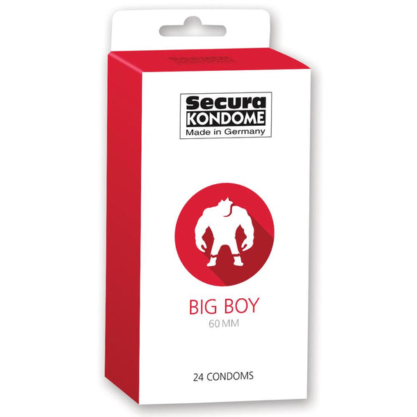 Secura Kondome Big Boy 60mm Condoms - 12/24/100 Pack - Extreme Toyz Singapore - https://extremetoyz.com.sg - Sex Toys and Lingerie Online Store