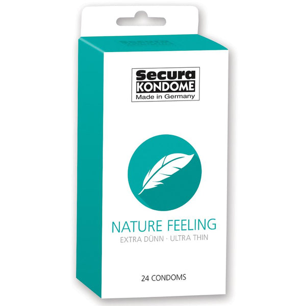 Secura Kondome Nature Feeling Ultra Thin Condoms - 12/24 Pack - Extreme Toyz Singapore - https://extremetoyz.com.sg - Sex Toys and Lingerie Online Store