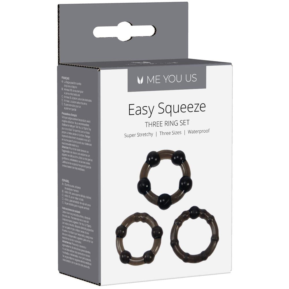 Me You Us Easy Squeeze Cock Ring Set - Extreme Toyz Singapore - https://extremetoyz.com.sg - Sex Toys and Lingerie Online Store