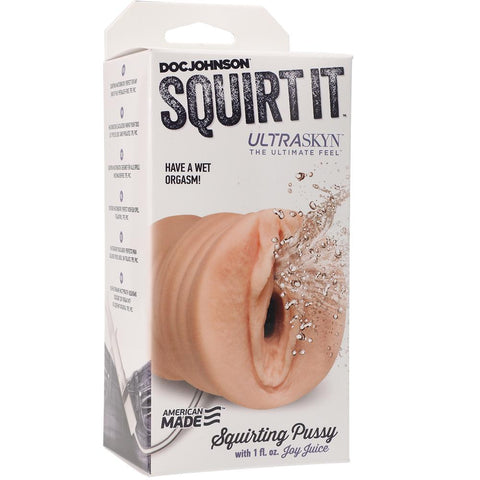 Doc Johnson Squirt It: Squirting Pussy Stroker with Joy Juice - Extreme Toyz Singapore - https://extremetoyz.com.sg - Sex Toys and Lingerie Online Store