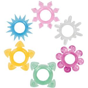 Doc Johnson Tower of Power 6 Cock Rings - Extreme Toyz Singapore - https://extremetoyz.com.sg - Sex Toys and Lingerie Online Store