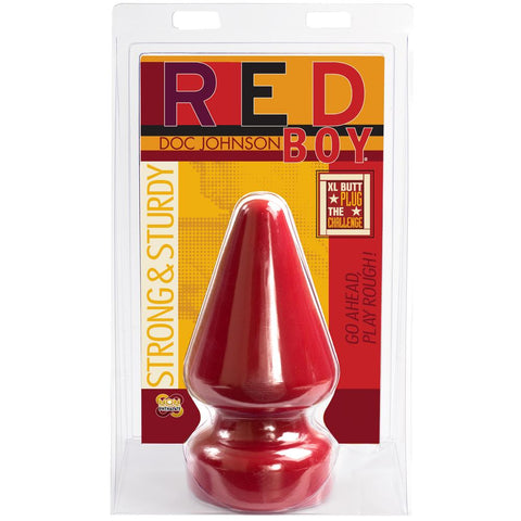 Doc Johnson Red Boy - The Challenge Butt Plug SKU #:0901-05-CD - Extreme Toyz Singapore - https://extremetoyz.com.sg - Sex Toys and Lingerie Online Store