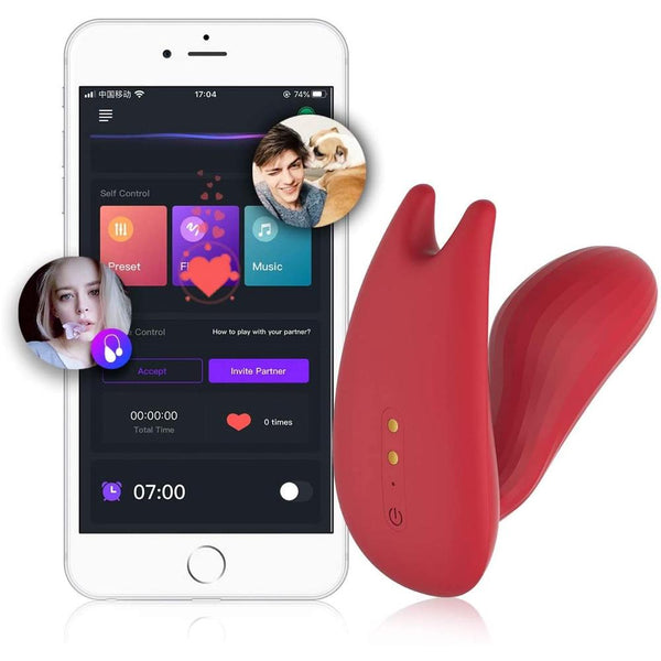 Magic Motion Umi Smart Wearable App Controlled Rechargeable Dual Motor Vibrator - Extreme Toyz Singapore - https://extremetoyz.com.sg - Sex Toys and Lingerie Online Store