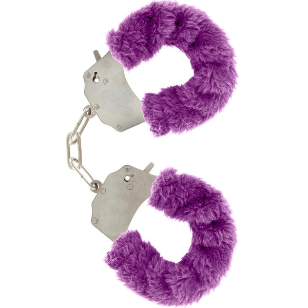 ToyJoy Furry Fun Cuffs - Purple - Extreme Toyz Singapore - https://extremetoyz.com.sg - Sex Toys and Lingerie Online Store