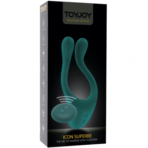 ToyJoy Designer Edition Icon Superbe Rechargeable Couples Massager -Extreme Toyz Singapore - https://extremetoyz.com.sg - Sex Toys and Lingerie Online Store