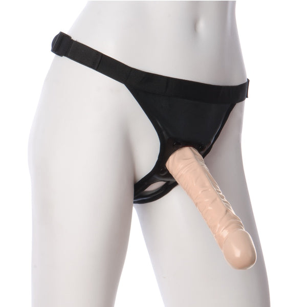 Doc Johnson Vac-U-Lock 8" FIRMSKYN Classic Dong Ultra Harness - Extreme Toyz Singapore - https://extremetoyz.com.sg - Sex Toys and Lingerie Online Store