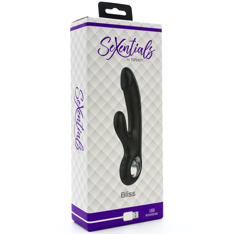 ToyJoy Sexentials Bliss Rechargeable Rabbit Vibrator - Extreme Toyz Singapore - https://extremetoyz.com.sg - Sex Toys and Lingerie Online Store