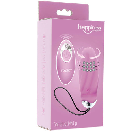 ToyJoy Happiness You Crack Me Up Remote Control Rechargeable Vibrating Egg - Extreme Toyz Singapore - https://extremetoyz.com.sg - Sex Toys and Lingerie Online Store