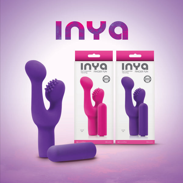 NS Novelties INYA Finger Fun Rechargeable Clitoral Stimulator - Extreme Toyz Singapore - https://extremetoyz.com.sg - Sex Toys and Lingerie Online Store