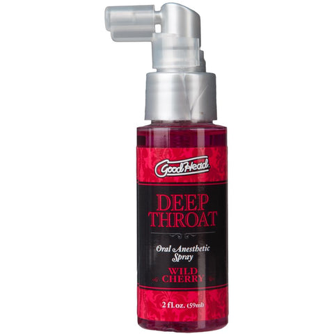 GoodHead Deep Throat Wild Cherry Oral Anesthetic Spray 2 oz.