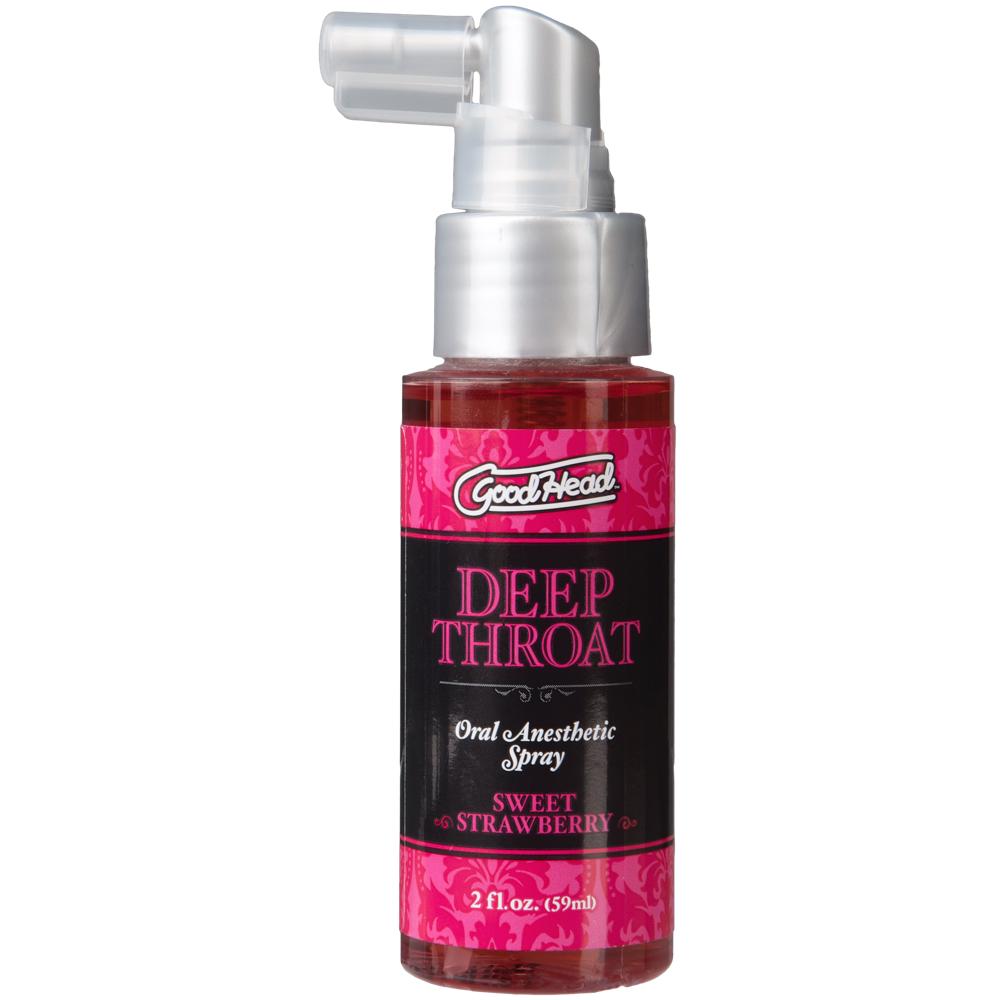 Doc Johnson GoodHead Deep Throat Spray Sweet Strawberry 2 oz. - Extreme Toyz Singapore - https://extremetoyz.com.sg - Sex Toys and Lingerie Online Store