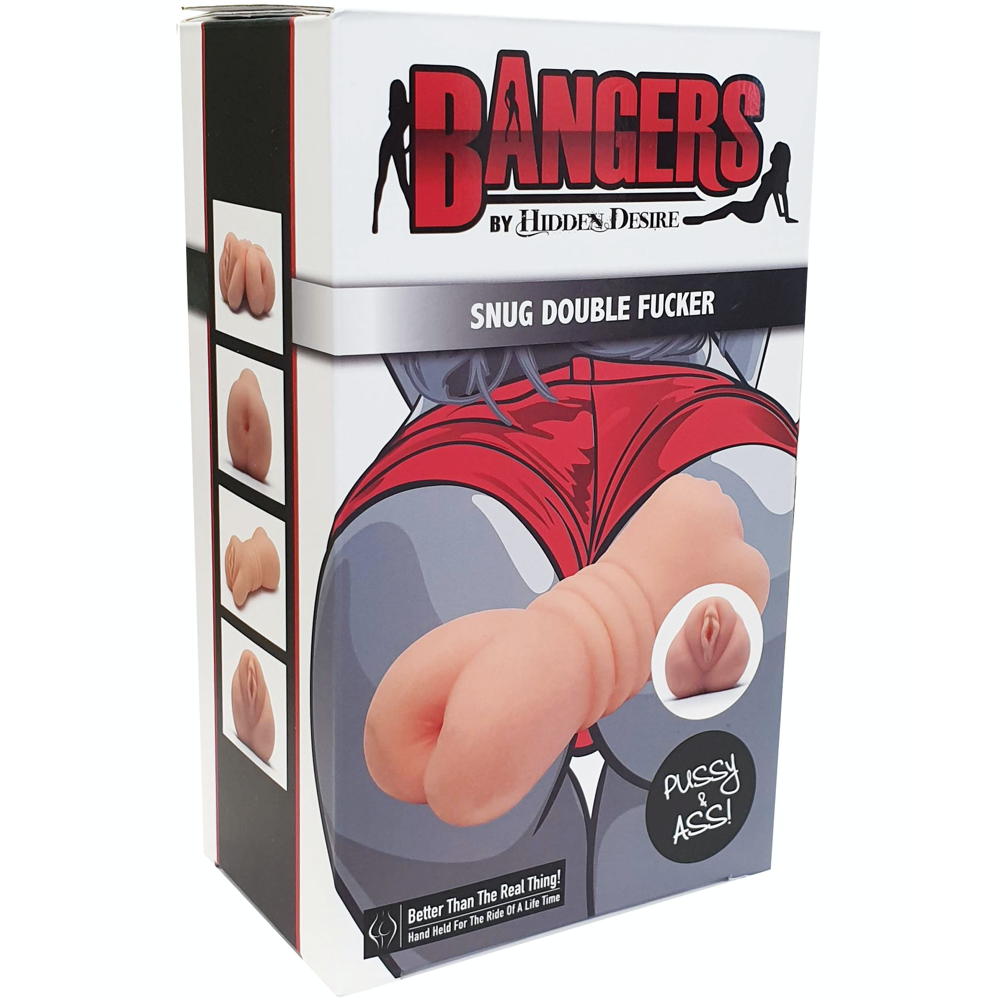 Bangers by Hidden Desire Snug Double Fucker Pussy/Ass Masturbator - Extreme Toyz Singapore - https://extremetoyz.com.sg - Sex Toys and Lingerie Online Store