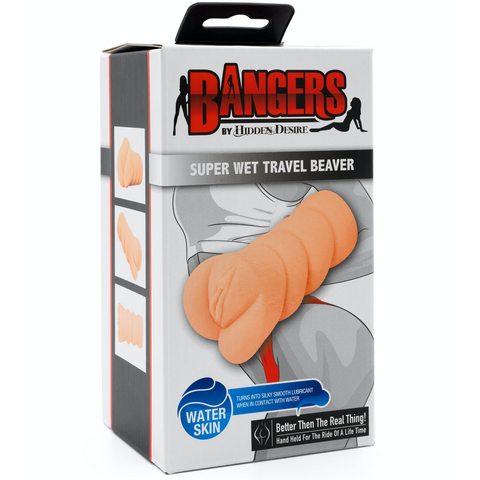 Bangers by Hidden Desire Super Wet Travel Beaver Masturbator - Extreme Toyz Singapore - https://extremetoyz.com.sg - Sex Toys and Lingerie Online Store