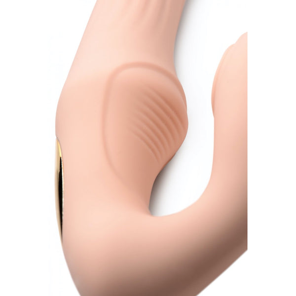 Strap U 15X U-Pulse Silicone Pulsating and Vibrating Strapless Strap-on with Remote - Extreme Toyz Singapore - https://extremetoyz.com.sg - Sex Toys and Lingerie Online Store