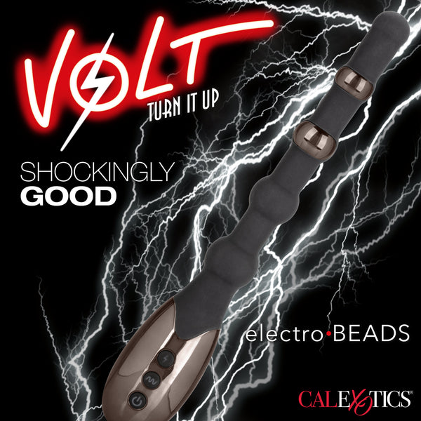 CalExotics Volt Electro-Beads Rechargeable Electrosex Vibrator - Extreme Toyz Singapore - https://extremetoyz.com.sg - Sex Toys and Lingerie Online Store