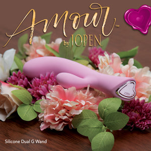 Amour by Jopen Dual G Wand Rechargeable Rabbit Vibrator - Extreme Toyz Singapore - https://extremetoyz.com.sg - Sex Toys and Lingerie Online Store