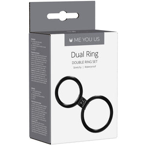 Me You Us Dual Ring Cock Ring - Extreme Toyz Singapore - https://extremetoyz.com.sg - Sex Toys and Lingerie Online Store