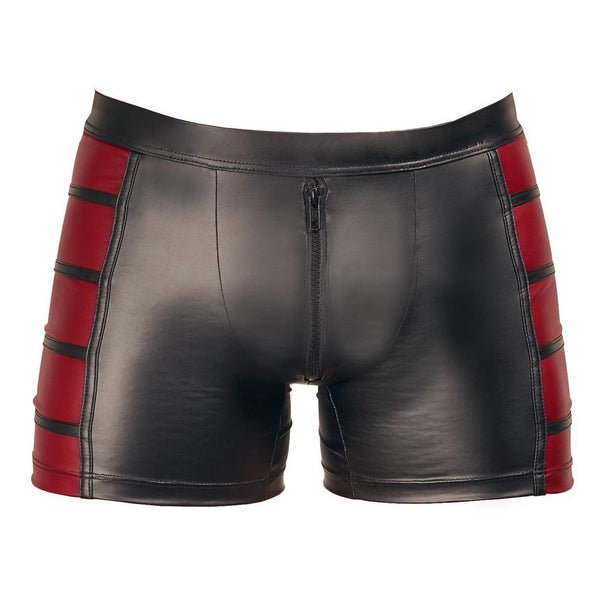 NEK Matte Look Black/Red Pants (5 Sizes Available) - Extreme Toyz Singapore - https://extremetoyz.com.sg - Sex Toys and Lingerie Online Store