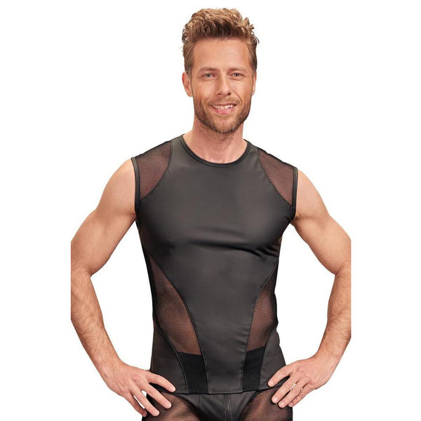 NEK Matt Look Sleeveless Shirt (5 Sizes Available) - Extreme Toyz Singapore - https://extremetoyz.com.sg - Sex Toys and Lingerie Online Store