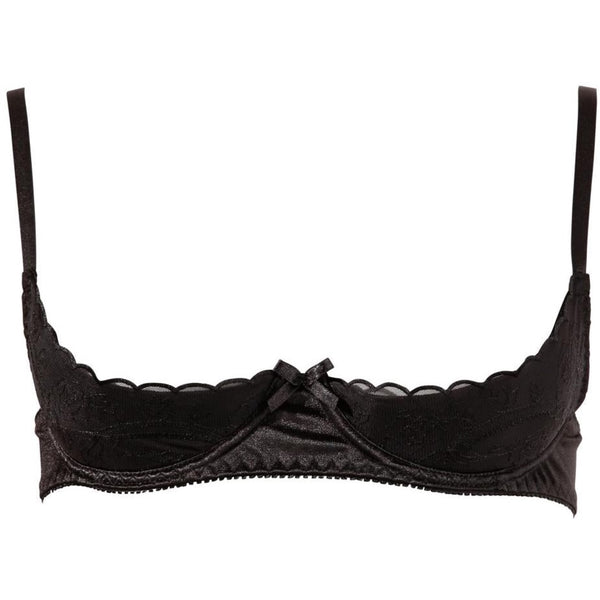 Cottelli Collection Half Cup Bra (2 Sizes Available) - Extreme Toyz Singapore - https://extremetoyz.com.sg - Sex Toys and Lingerie Online Store
