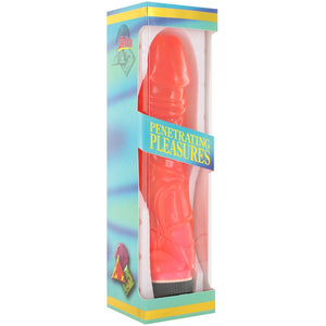 Seven Creations Jelly Vibrator No.2 (Pink) - Extreme Toyz Singapore - https://extremetoyz.com.sg - Sex Toys and Lingerie Online Store