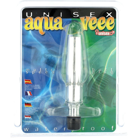 Seven Creations Aqua Vee Vibrating Butt Plug - Extreme Toyz Singapore - https://extremetoyz.com.sg - Sex Toys and Lingerie Online Store