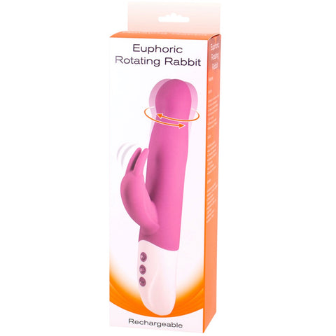 Seven Creations Euphoric Rotating Rechargeable Rabbit Vibrator  - Extreme Toyz Singapore - https://extremetoyz.com.sg - Sex Toys and Lingerie Online Store