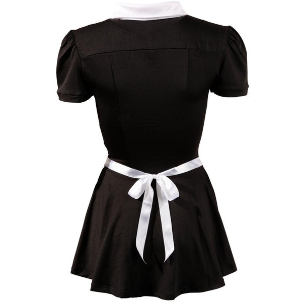 Cottelli Collection Sexy Waitress Dress (4 Sizes Available) - Extreme Toyz Singapore - https://extremetoyz.com.sg - Sex Toys and Lingerie Online Store