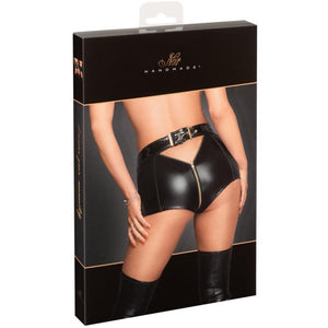 NOIR Sexy Shorts with Full Zip (4 Sizes Available) - Extreme Toyz Singapore - https://extremetoyz.com.sg - Sex Toys and Lingerie Online Store