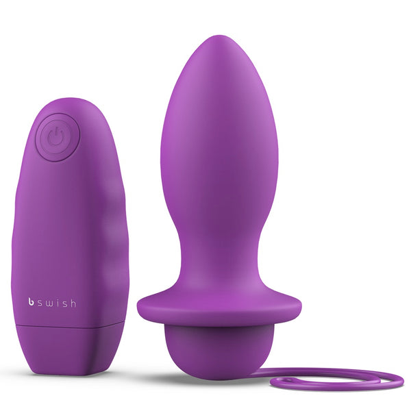 B Swish Bfilled Classic Unleashed Remote Control Butt Plug - Extreme Toyz Singapore - https://extremetoyz.com.sg - Sex Toys and Lingerie Online Store