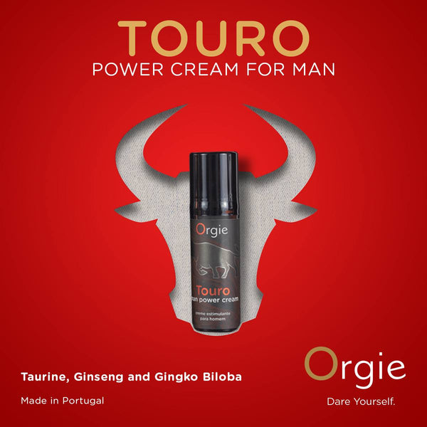  Orgie Touro Erection Enhancer Power Cream 15ml - Extreme Toyz Singapore - https://extremetoyz.com.sg - Sex Toys and Lingerie Online Store