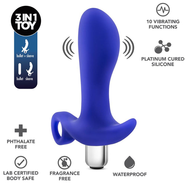 Blush Novelties Performance Prostimulator 02- Extreme Toyz Singapore - https://extremetoyz.com.sg - Sex Toys and Lingerie Online Store - Bondage Gear / Vibrators / Electrosex Toys / Wireless Remote Control Vibes / Sexy Lingerie and Role Play / BDSM / Dungeon Furnitures / Dildos and Strap Ons &nbsp;/ Anal and Prostate Massagers / Anal Douche and Cleaning Aide / Delay Sprays and Gels / Lubricants and more...
