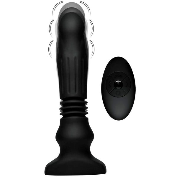 ThunderPlugs Swelling & Thrusting Plug with Remote Control - Extreme Toyz Singapore - https://extremetoyz.com.sg - Sex Toys and Lingerie Online Store - Bondage Gear / Vibrators / Electrosex Toys / Wireless Remote Control Vibes / Sexy Lingerie and Role Play / BDSM / Dungeon Furnitures / Dildos and Strap Ons  / Anal and Prostate Massagers / Anal Douche and Cleaning Aide / Delay Sprays and Gels / Lubricants and more...