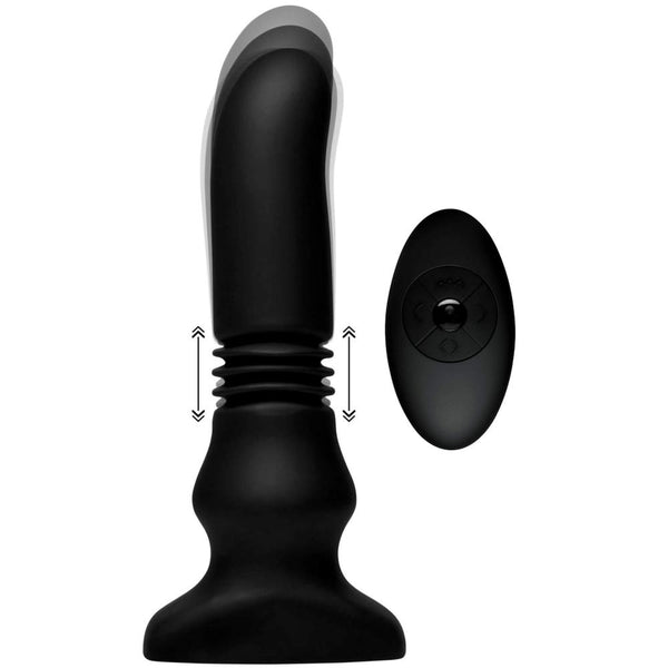 ThunderPlugs Vibrating & Thrusting Plug with Remote Control -  Extreme Toyz Singapore - https://extremetoyz.com.sg - Sex Toys and Lingerie Online Store - Bondage Gear / Vibrators / Electrosex Toys / Wireless Remote Control Vibes / Sexy Lingerie and Role Play / BDSM / Dungeon Furnitures / Dildos and Strap Ons  / Anal and Prostate Massagers / Anal Douche and Cleaning Aide / Delay Sprays and Gels / Lubricants and more...