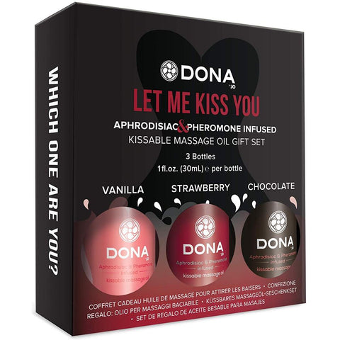 DONA by JO Let Me Kiss You Kissable Massage Oil Gift Set Extreme Toyz Singapore