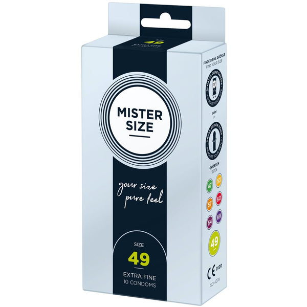 MISTER SIZE 49mm Your Size Pure Feel Condoms 3/10/36 Pack - Extreme Toyz Singapore - https://extremetoyz.com.sg - Sex Toys and Lingerie Online Store