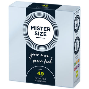 MISTER SIZE 49mm Your Size Pure Feel Condoms 3/10/36 Pack - Extreme Toyz Singapore - https://extremetoyz.com.sg - Sex Toys and Lingerie Online Store