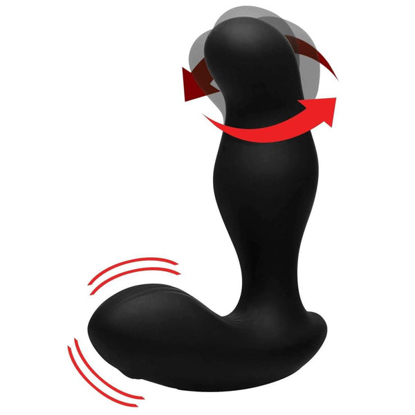 Alpha-Pro 7X P-Gyro Silicone Prostate Stimulator - Extreme Toyz Singapore - https://extremetoyz.com.sg - Sex Toys and Lingerie Online Store - Bondage Gear / Vibrators / Electrosex Toys / Wireless Remote Control Vibes / Sexy Lingerie and Role Play / BDSM / Dungeon Furnitures / Dildos and Strap Ons  / Anal and Prostate Massagers / Anal Douche and Cleaning Aide / Delay Sprays and Gels / Lubricants and more...