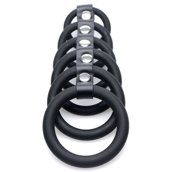 STRICT 6 Ring Silicone Chastity Device - Extreme Toyz Singapore - https://extremetoyz.com.sg - Sex Toys and Lingerie Online Store