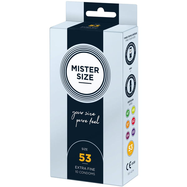 MISTER SIZE 53mm Your Size Pure Feel Condoms 3/10/36 Pack - Extreme Toyz Singapore - https://extremetoyz.com.sg - Sex Toys and Lingerie Online Store