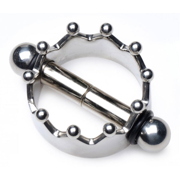 Master Series Crowned Magentic Nipple Clamps - Extreme Toyz Singapore - https://extremetoyz.com.sg - Sex Toys and Lingerie Online Store